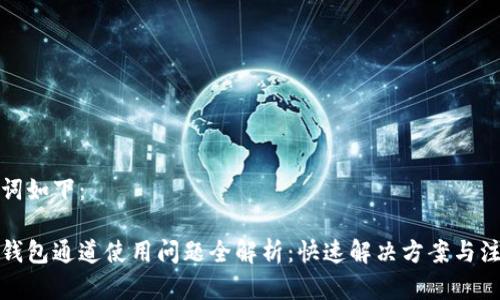 和关键词如下：

小狐狸钱包通道使用问题全解析：快速解决方案与注意事项
